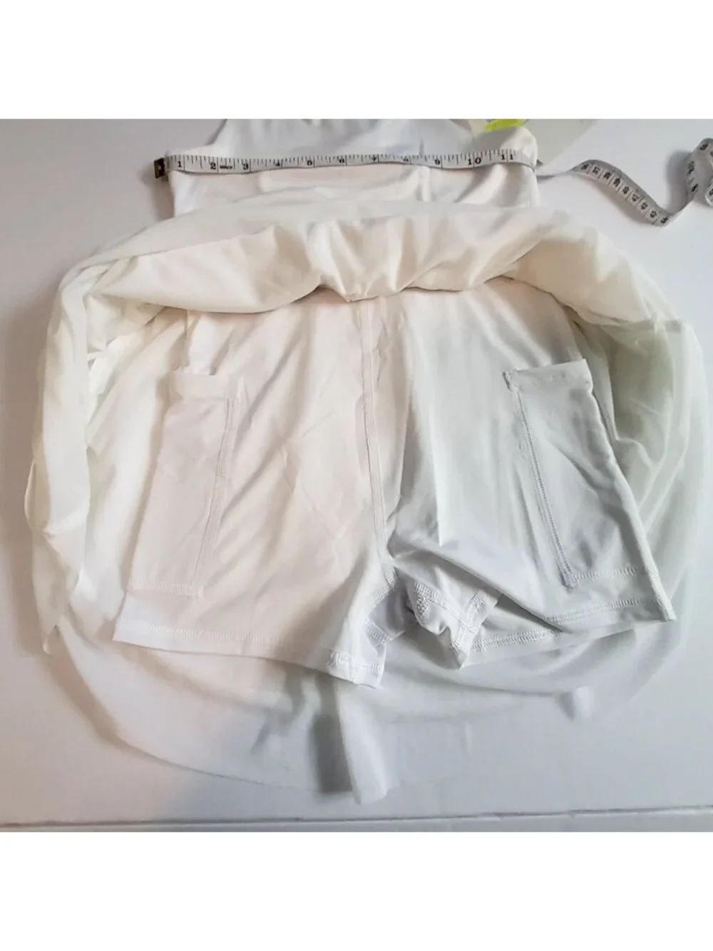 All In Motion Girls White Sleeveless Dress With Built-In Shorts Size S - Picture 6 of 9